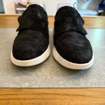 Vaneli Black Suede Oberon Snakeskin Detail Sneakers Size 10.5 Photo 2