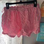 No Boundaries Red and white pined stripped shorts Photo 1