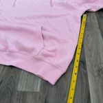 H&M  embroidered preppy bubblegum pink hoodie Photo 3