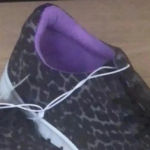 🆕Classic Cool Leopard Print Tennis Shoes 6🆕 Black Photo 2