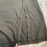 Vimmia  Grey Brown Slit Front Long Shirt‎ Yoga Workout Small Photo 1