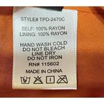 Follow The Sun V-Neck Strapless Mini Skirt Orange Floral Size S Small Photo 7