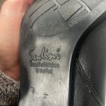 Austin tall leatherr black heeled boots buckle detailing size 9 N Photo 5