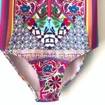 Johnny Was NWT  Locita Surf One Piece Swimsuit Swim Beach XS Floral Photo 5