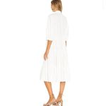 Amanda Uprichard  Saffron Midi Dress In White Photo 2