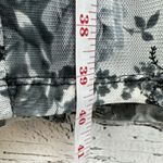 AB Studio ‎ Black Gray Floral Sleeveless Dress [Size 12] Midi Photo 4