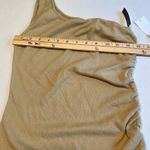 BP . Women's One Shoulder Ruched Ribbed Bodycon Dress - Beige, Small Photo 7