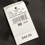 Ashley Stewart  women's plus size 18/20 black cracked pul stretchy pull on pants Photo 5