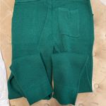 NWT Monrow Supersoft Knit Waffle Cuffed Jogger Green Size M Photo 4