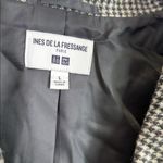 Uniqlo Ines De La Fressange x  houndstooth wool blend blazer jacket size large Photo 1
