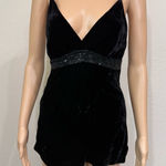 EXPRESS Elegant Black Velvet Top Photo 0