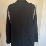 Black Fringe Suit Jacket Size M Photo 2
