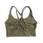 Lululemon  Energy Bra Long Line Ice Wash Green size 4 Photo 2