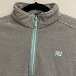New Balance womens gray 1/4 zip pullover size M Size M Photo 2