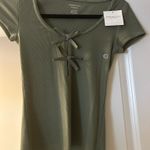 American Eagle  Short Sleeve Top Soft & Sexy Ribbed Photo 0