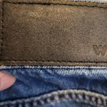 WHISTLES HIGH WAISTED SPLIT FRONT RAW ANKLE JEANS 29 Blue Photo 9