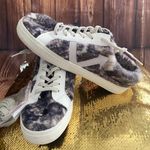 vintage savannah Faux Fur & Leather Mule Sneakers Sz 8 Photo 4