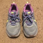 Nike Womens Wild Trail Running Hiking Shoes 643074-010 Gray Purple Yellow Size 8 Photo 2