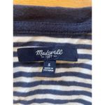 Madewell  100%cotton Ariel Stripe Maxi Dress Size Small‎ Navy S Tee Dress Photo 3