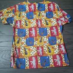 Comfy Cottons Halloween Scrub Top Shirt Size Small Medical Nursing Photo 1