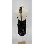 Ramy Brook NWT Hackett Metallic Floral Halter Minidress Gunmetal Sz 6 $465 Photo 9