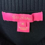 Lilly Pulitzer ‎ Moda Off The Shoulder Black Sweater Dress Long Sleeve Medium Photo 6