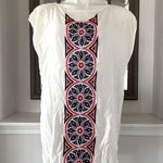 Milly Embroidered Cape Swimsuit Coverup, Multicolor Retail $345 Photo 4