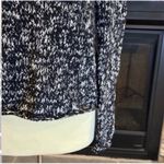 Eileen Fisher  Black and White Turtleneck Sweater Photo 4