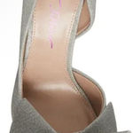 Betsey Johnson Nobble Pump in Silver Size 7.5 Bow Ruffle Photo 0