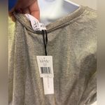 Nicole Miller NWT  Gold Metallic Women's Short Sleeve Top Size XL Photo 4