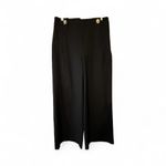 Ann Taylor Wide Leg Black Pants Size 4 Photo 6