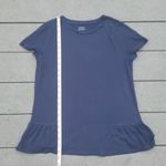 Banana Republic  Ruffle Hem Short Sleeve Designer Tee Size Small Photo 7