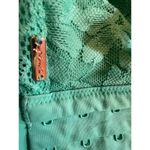 VICTORIAS SECRET PINK BRA TURQUOISE LACE WOMENS SIZE SMALL Green Photo 6