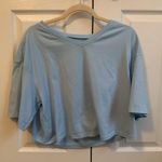 Amazon  Blue Crop Top Photo 0
