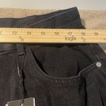 Pretty Little Thing NWT  Jeans Womens 14 Plus Black Slim Split High Rise Pants Photo 4