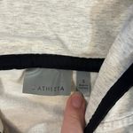 Athleta  Long Zip Up Hoodie Heathered Gray Tunic Duster Sweatshirt Womens Small Photo 3