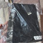 NWT Monrow Super Soft Cashmere blend black vintage sweatpants Camo stripe Medium Photo 4