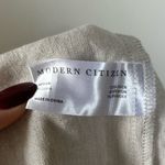 Modern Citizen Mira Linen Halter Square Neck Midi Dress in Off White Medium EUC Photo 5