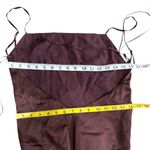 Reformation 100% silk Melina Brown Dress NEW Photo 7