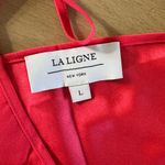 La Ligne satin slip red dress size large Photo 1
