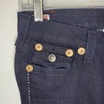 True Religion NWOT  26x35 Disco Julie Low Rise Bling Tuxedo Stripe Skinny Jeans Photo 4