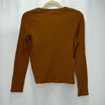 Madewell Texture & Thread Jacquard Knot-Front Top Size Small Photo 5