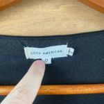 Good American Women's U-Ring Long Sleeve Bodycon Midi Dress Photo 3