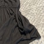 Band of Gypsies  medium black one piece romper v neck elastic waist 3/4 sleeves Photo 5