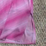 BP  Halter Midi Dress Purple Pink Diagonal Ombre Stripe - Size Small Photo 4