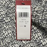 Love Scarlett Woven Grey Scratch‎ Print Cropped Skinny Leg Pants Grey White 10 Gray Photo 2