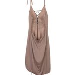 Urban Outfitters Y2k  Angel Biba Pink Corset Sexy Lace Up Mini Dress Small Size 6 Photo 3