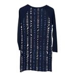 Banana Republic  Black Printed Long Sleeve Dress Sz S Photo 3