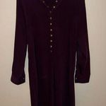 Calvin Klein  Purple Long Sleeve Dress Photo 0