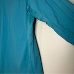 Mountain Hardwear Coralake Long Sleeve Shirt size 12 Teal UPF 25+ Hiking Travel Photo 7